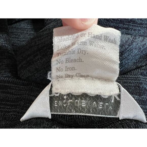 Exclusively Misook High Rise Wide Leg Pants Womens Size XL Pull On Stretch Gray - Picture 11 of 11